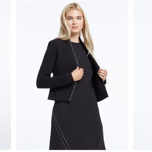 Nic+Zoe black cropped jacket